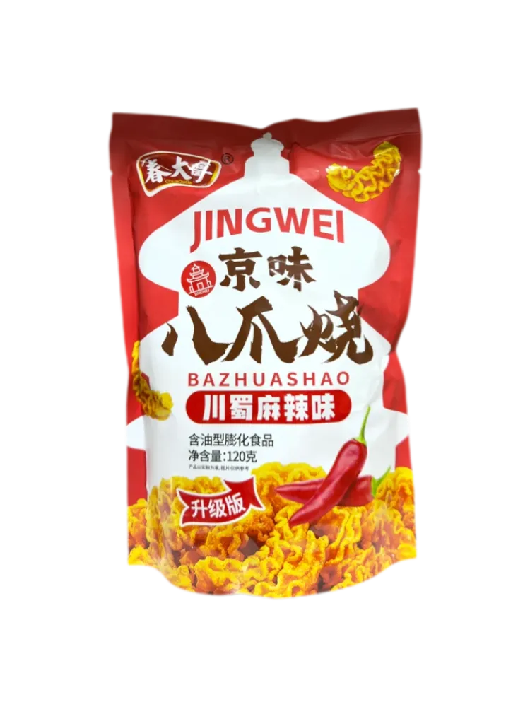 Jingwei Воздушный снек со вкусом Сычуаньского перца 120гр